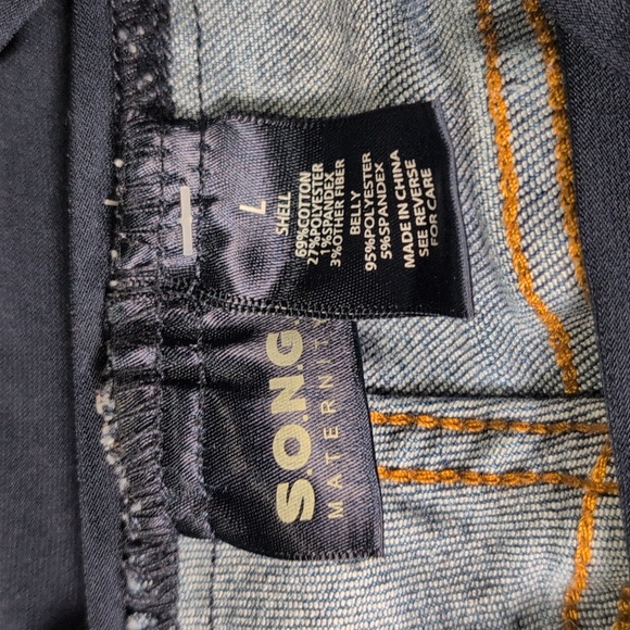 S.O.N.G. Maternity Distressed Skinny Jeans - Picture 2 of 7